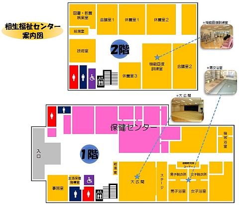 相生福祉センター案内図